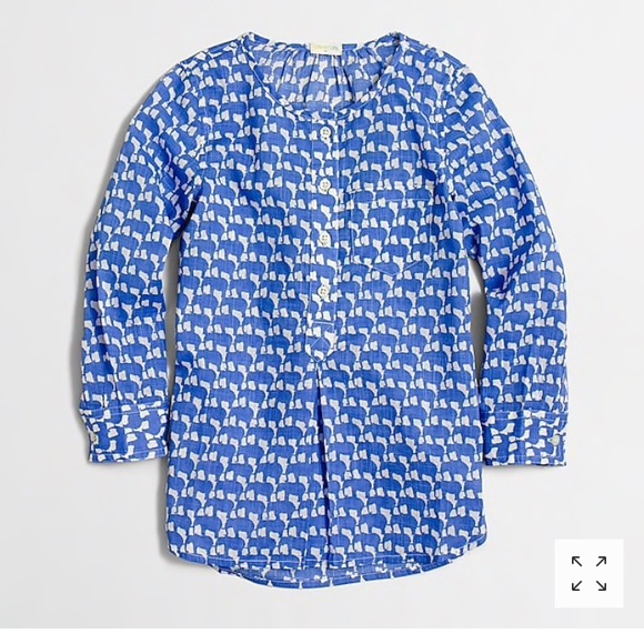 J Crew Factory Printed Shirt. - Picture 3 of 4